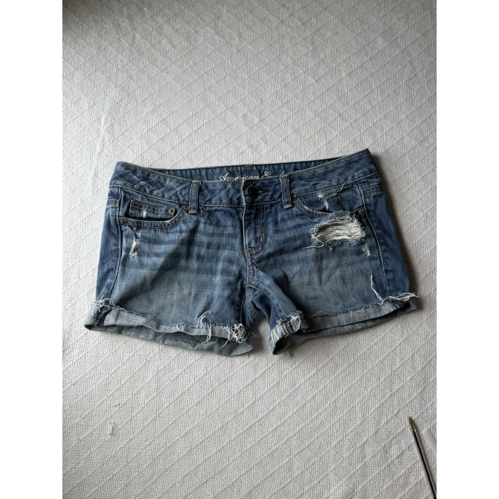 American Eagle 100% Cotton Distressed Women's Shorts-Size 4